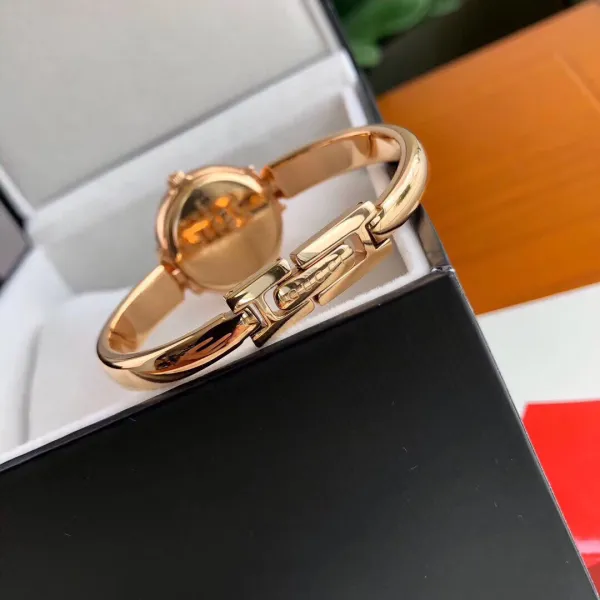 Gucci G-Timeless Diamond-Set Rose Gold Black Dial Watch Watches - 21