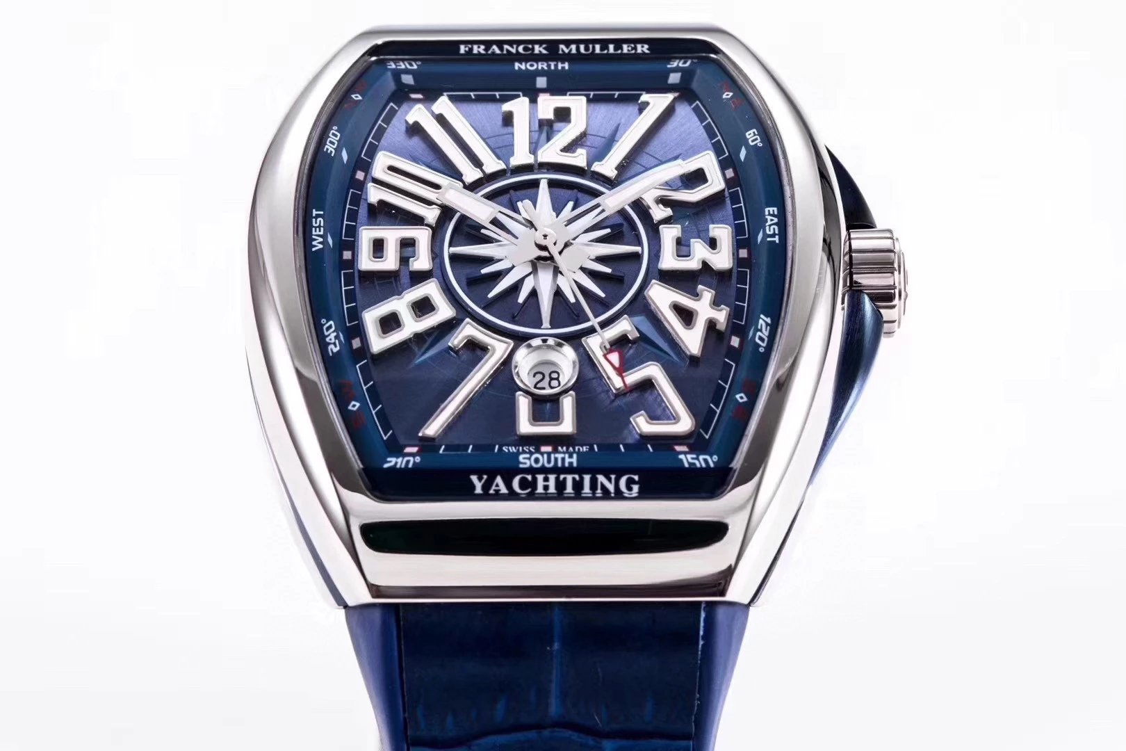 Breitling Chronomat Yachting Blue Dial Rose Gold Diamond-Set Watch Watches - 3