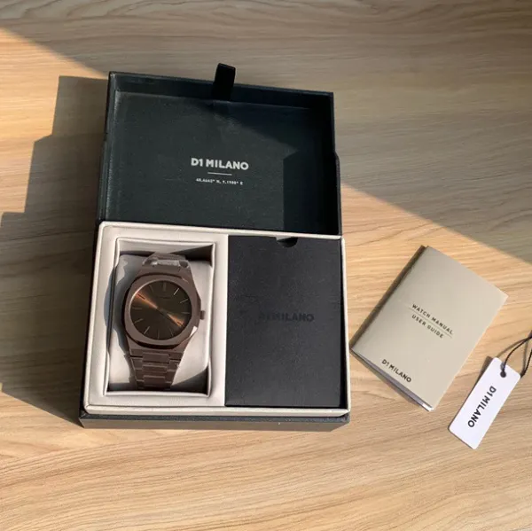 Design Di Milano Minimalist Chrono Bronze Watch Watches - 1