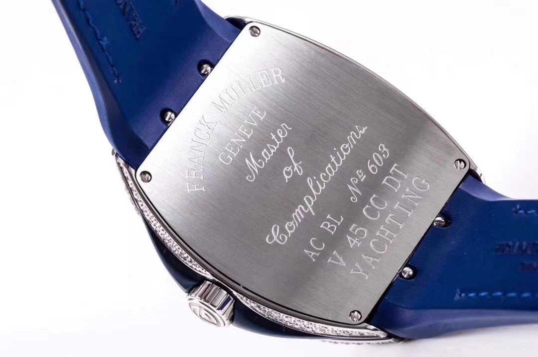 Breitling Chronomat Yachting Blue Dial Rose Gold Diamond-Set Watch Watches - 42