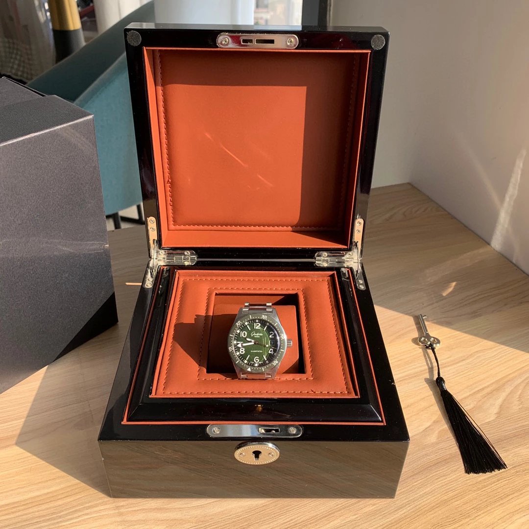 Design Glashütte Original SeaQ Chronograph Blue Dial Stainless Steel Watch Watches - 43