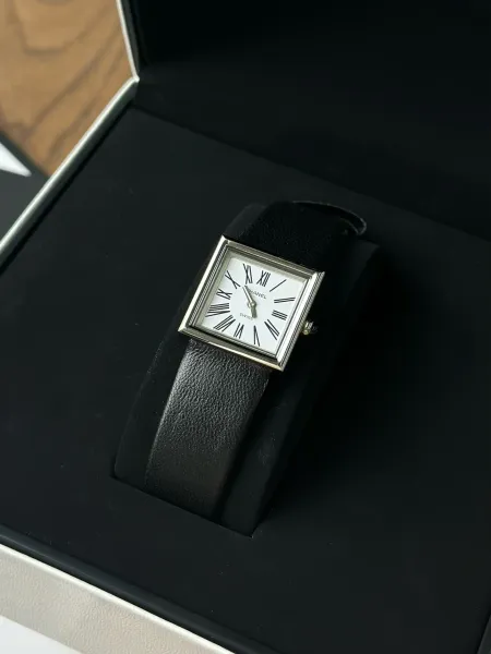 Chanel Premiere Black Dial Silver-Tone Watch Watches - 56