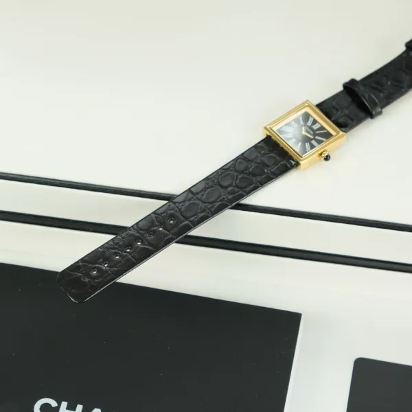 Chanel Premiere Black Dial Silver-Tone Watch Watches - 79