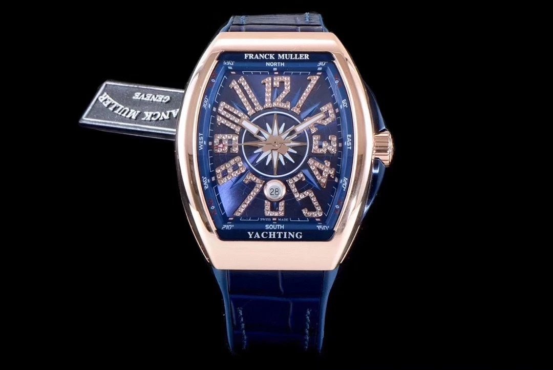 Breitling Chronomat Yachting Blue Dial Rose Gold Diamond-Set Watch Watches - 17