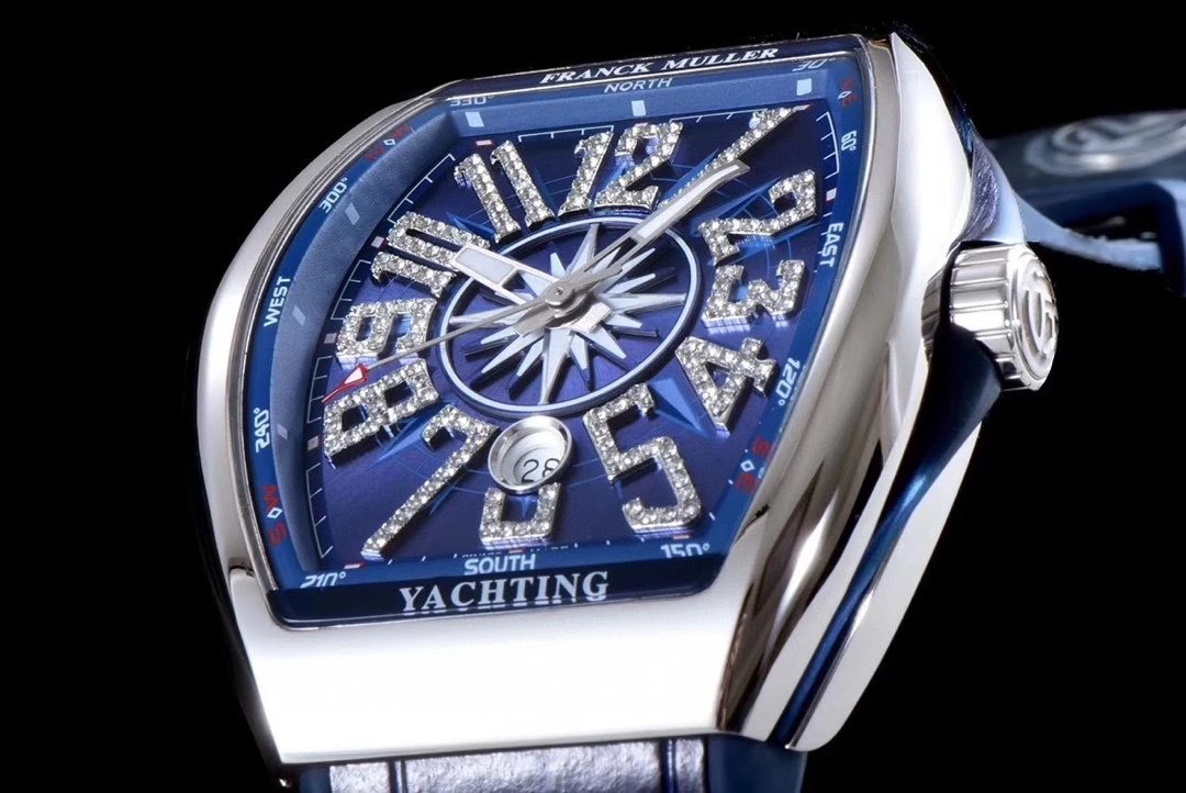 Breitling Chronomat Yachting Blue Dial Rose Gold Diamond-Set Watch Watches - 13
