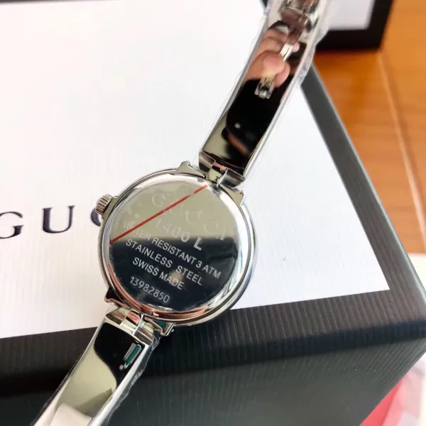 Gucci G-Timeless Diamond-Set Rose Gold Black Dial Watch Watches - 6