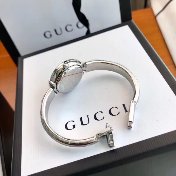 Gucci G-Timeless Diamond-Set Rose Gold Black Dial Watch Watches - 5