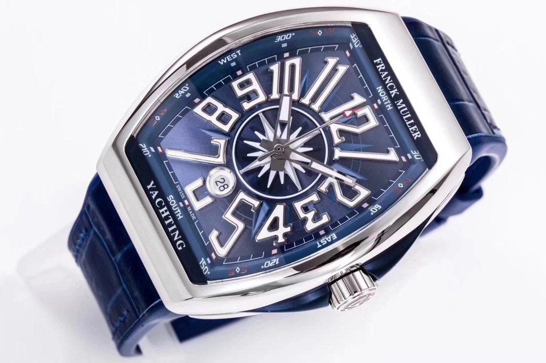 Breitling Chronomat Yachting Blue Dial Rose Gold Diamond-Set Watch Watches - 5