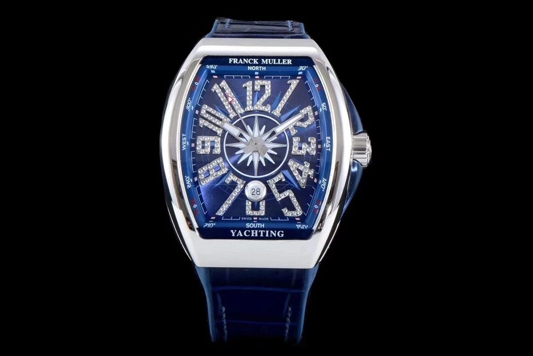 Breitling Chronomat Yachting Blue Dial Rose Gold Diamond-Set Watch Watches - 9