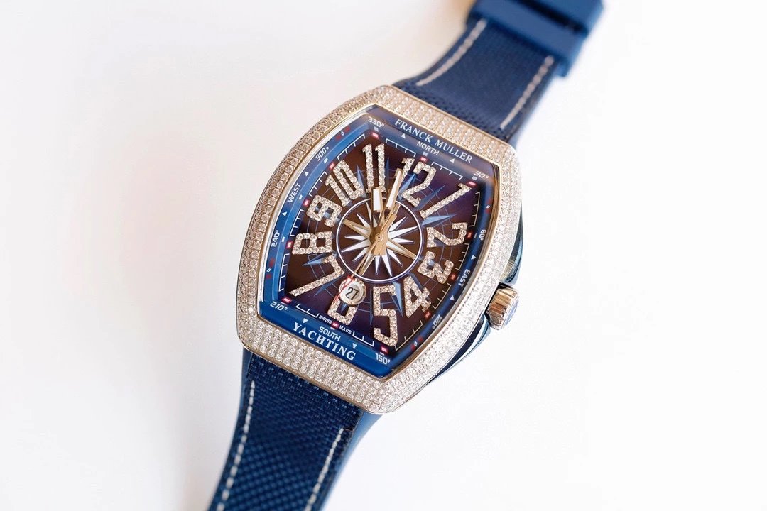 Breitling Chronomat Yachting Blue Dial Rose Gold Diamond-Set Watch Watches - 24