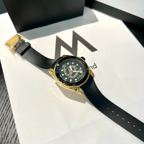 Gucci Dive Snake White Gold Watch Watches - 13