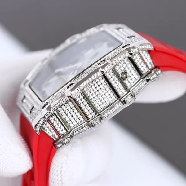 Richard Mille RM 011 Rose Gold Diamond Bezel Chronograph Watch Watches - 8