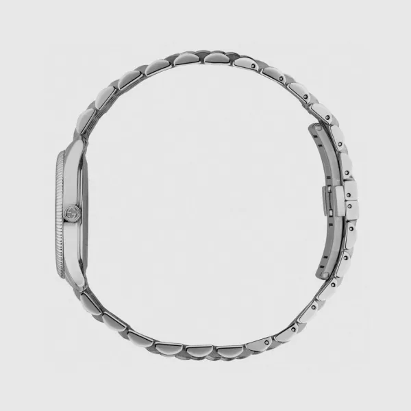 Gucci G-Timeless Bee Silver Dial Steel Watch Watches - 4