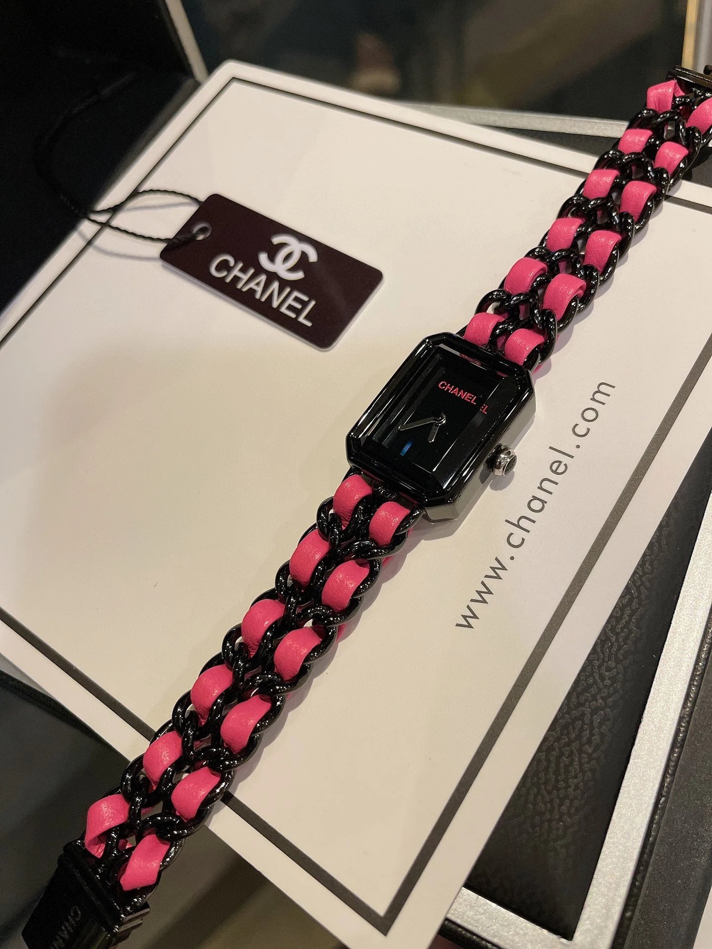 Chanel Première J12 Yellow and Black Chain Watch Watches - 13
