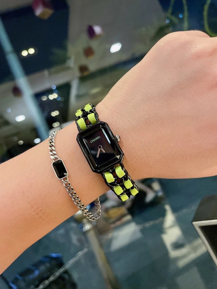 Chanel Première J12 Yellow and Black Chain Watch Watches - 10