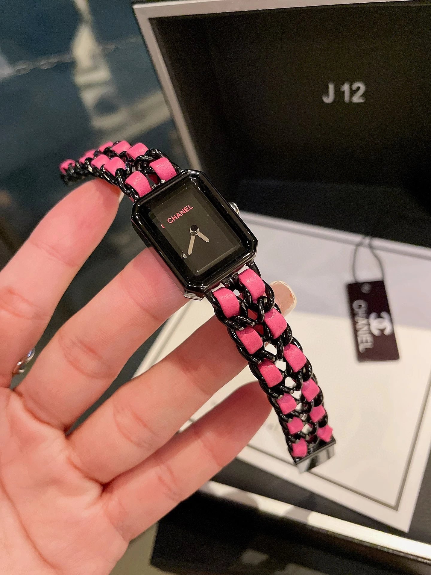 Chanel Première J12 Yellow and Black Chain Watch Watches - 15