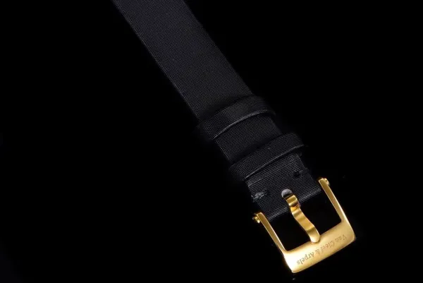 Van Cleef & Arpels Alhambra Black Dial Rose Gold Diamond Watch Watches - 32