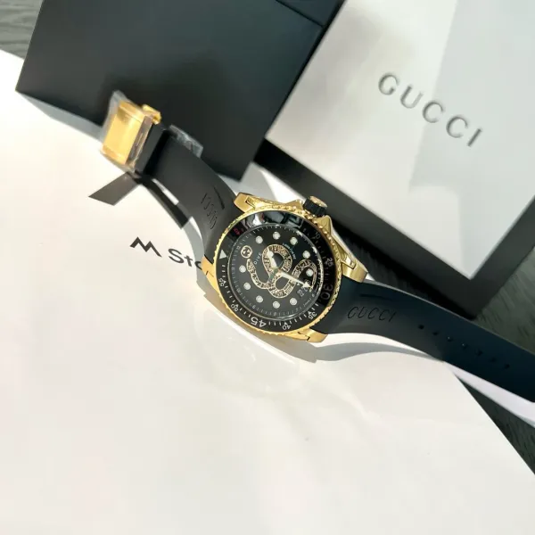 Gucci Dive Snake White Gold Watch Watches - 11