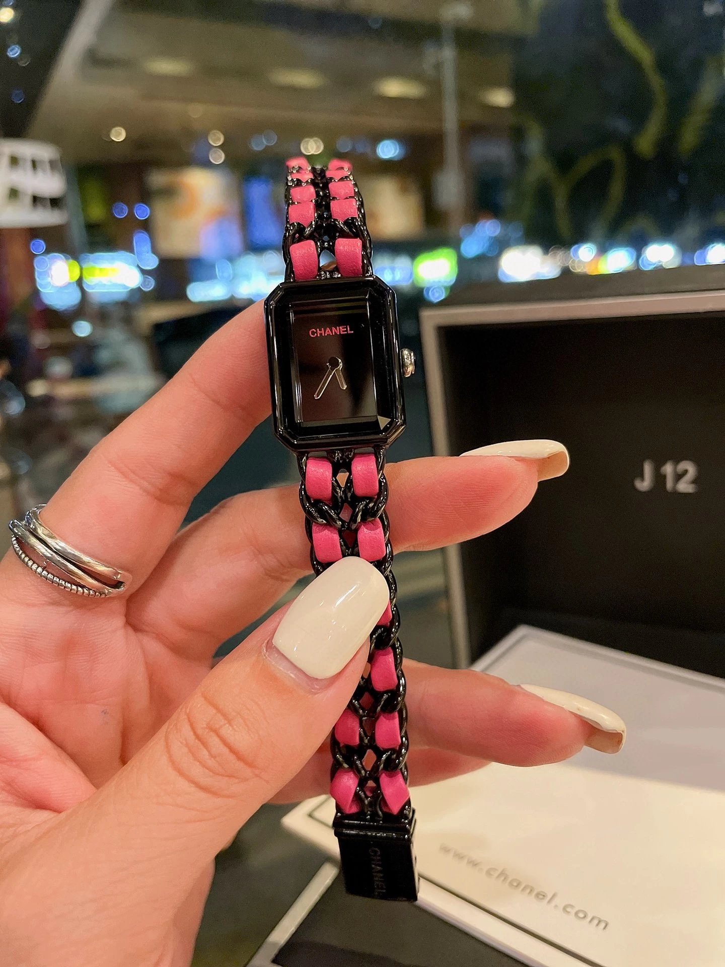 Chanel Première J12 Yellow and Black Chain Watch Watches - 11