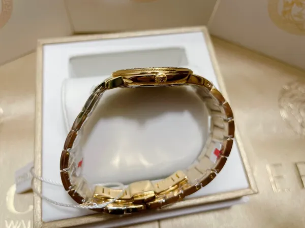 Versace Greca Goddess Gold and Silver Two-Tone Quartz Watch Watches - 20