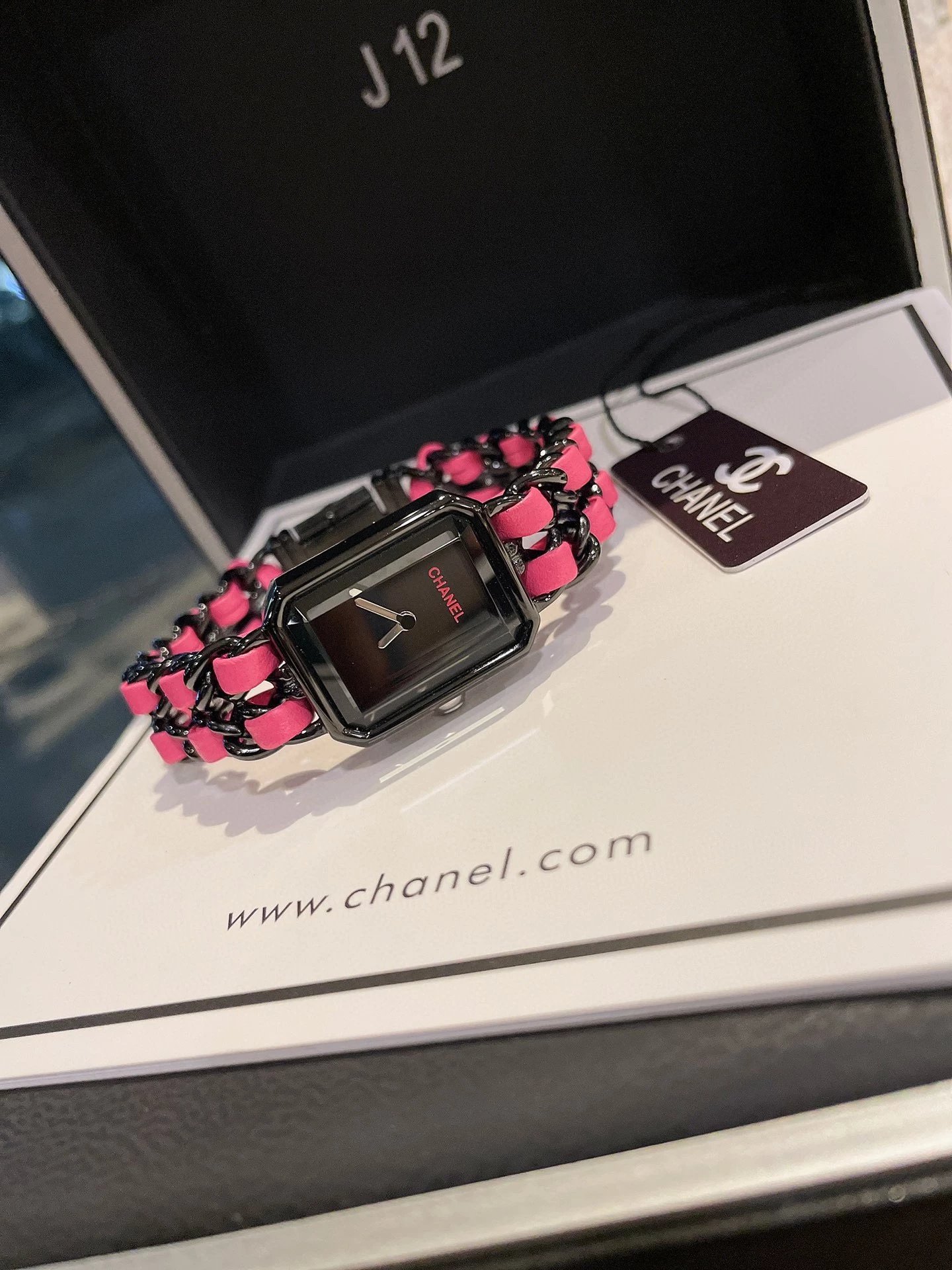 Chanel Première J12 Yellow and Black Chain Watch Watches - 18