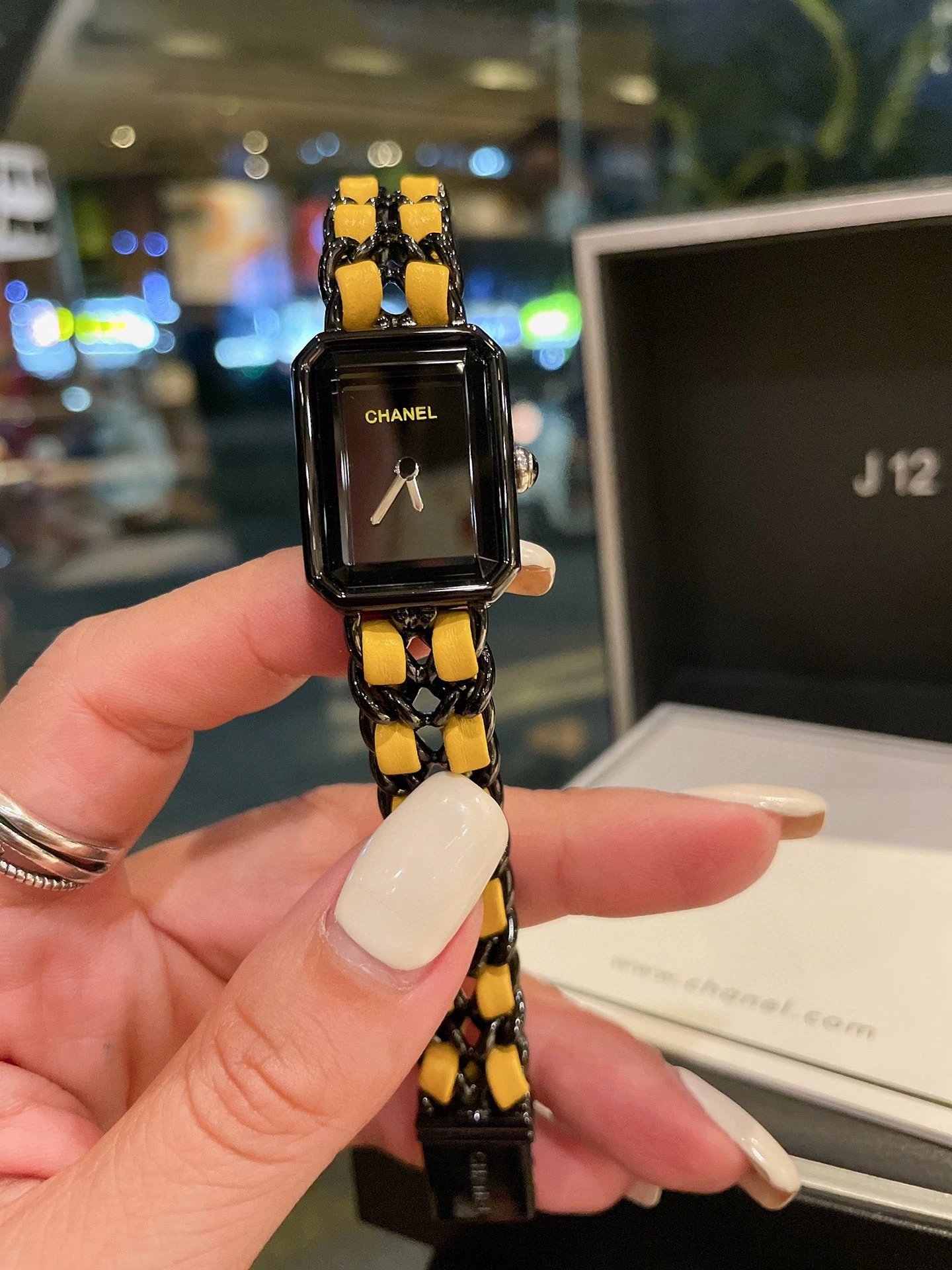 Chanel Première J12 Yellow and Black Chain Watch Watches - 20