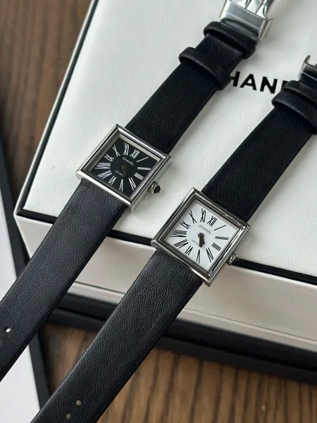 Chanel Premiere Black Dial Silver-Tone Watch Watches - 51
