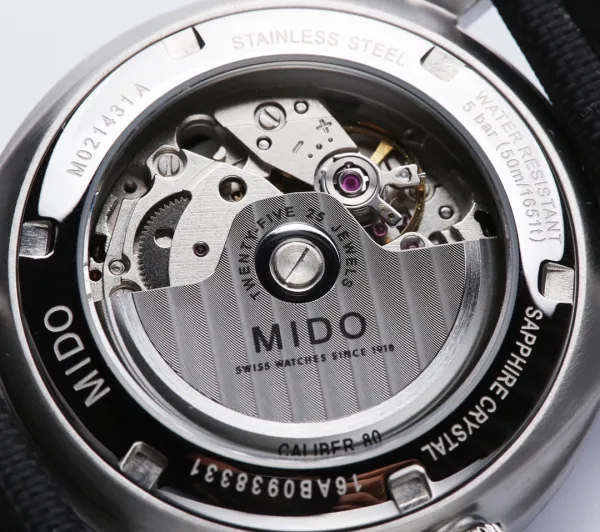 Design Mido Commander Chronograph Black Dial Mechanical Watch Watches - 17