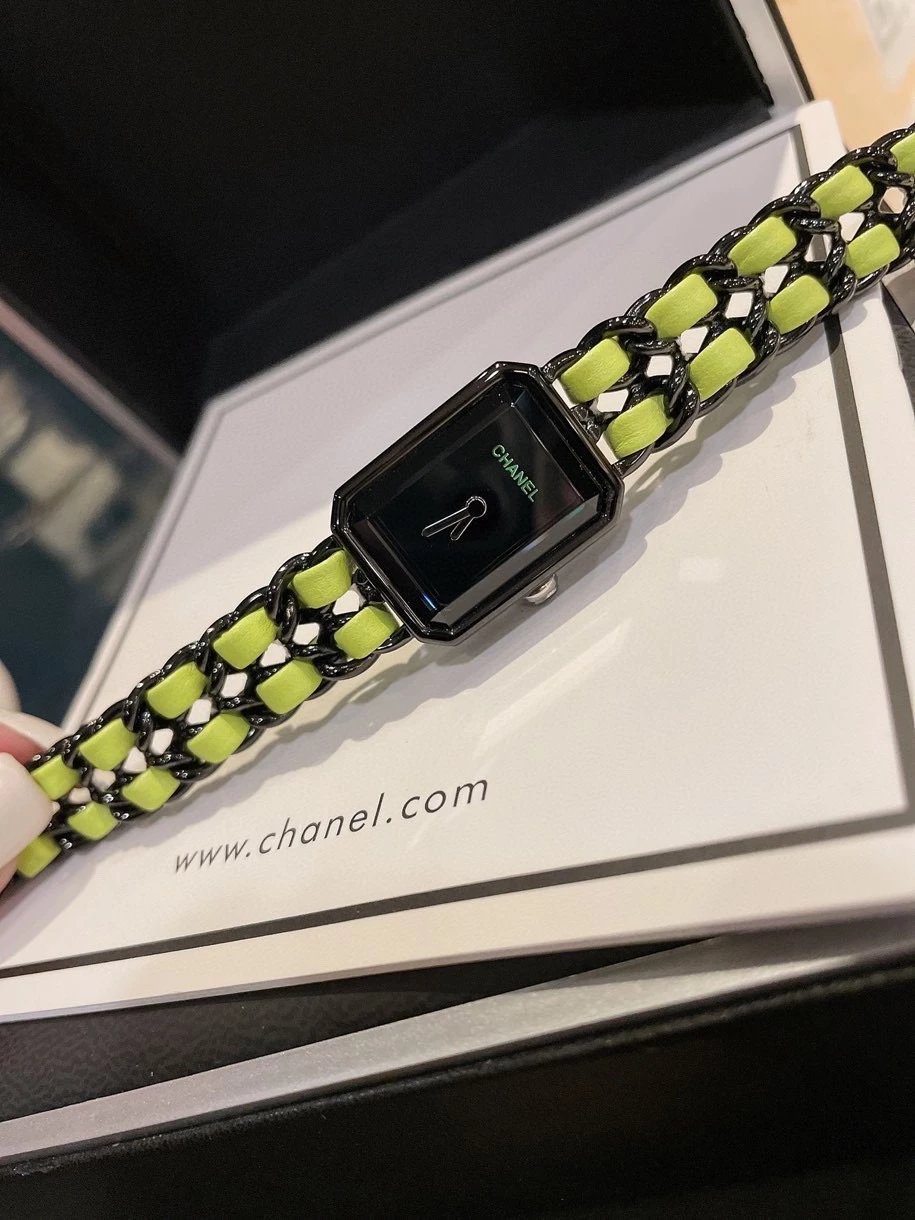 Chanel Première J12 Yellow and Black Chain Watch Watches - 4