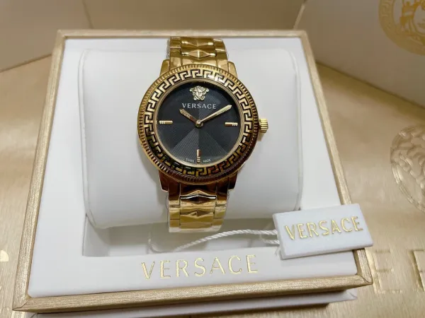 Versace Greca Goddess Gold and Silver Two-Tone Quartz Watch Watches - 19