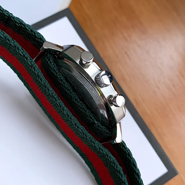 Gucci Watches Grip YA157437 stainless steel watch with GG monogram bracelet product detail image 16