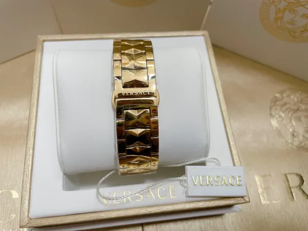 Versace Greca Goddess Gold and Silver Two-Tone Quartz Watch Watches - 22