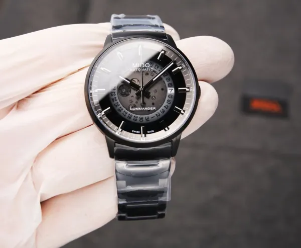 Design Mido Commander Chronograph Black Dial Mechanical Watch Watches - 14
