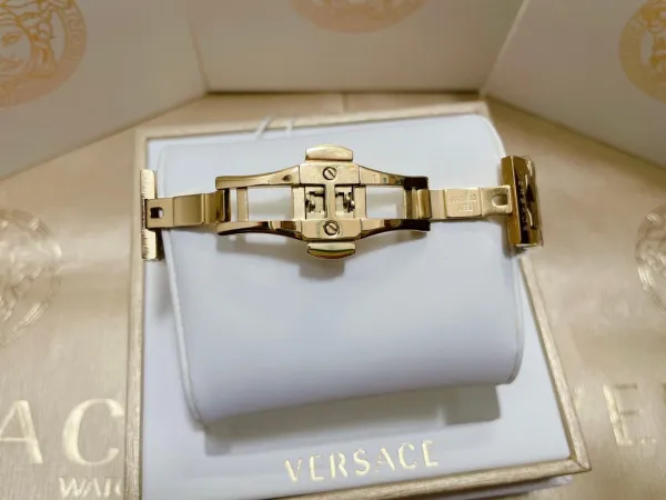 Versace Greca Goddess Gold and Silver Two-Tone Quartz Watch Watches - 24