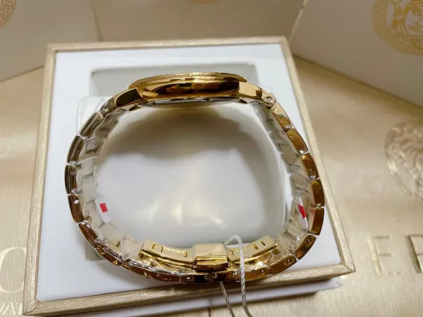 Versace Greca Goddess Gold and Silver Two-Tone Quartz Watch Watches - 21