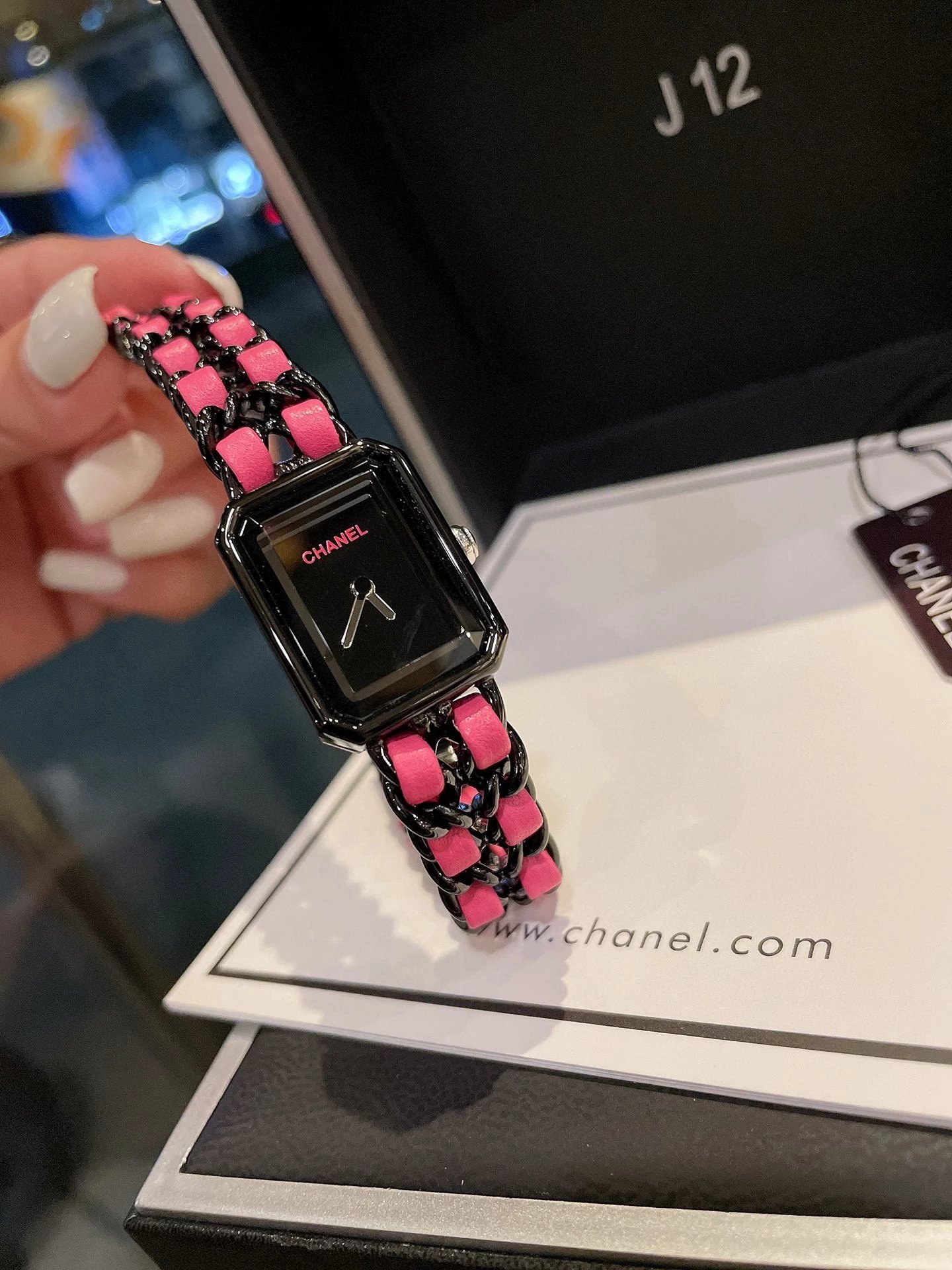 Chanel Première J12 Yellow and Black Chain Watch Watches - 14