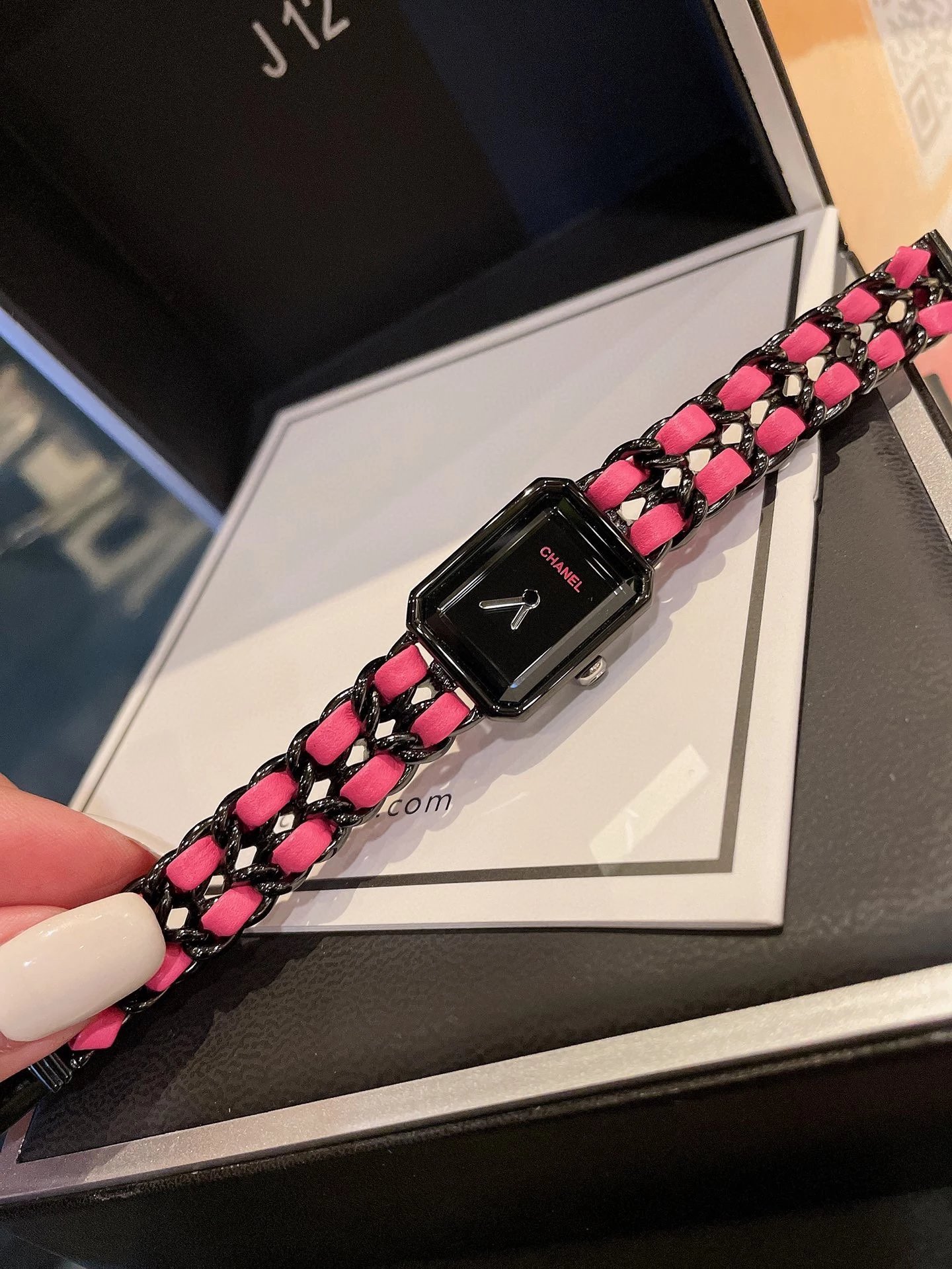 Chanel Première J12 Yellow and Black Chain Watch Watches - 12