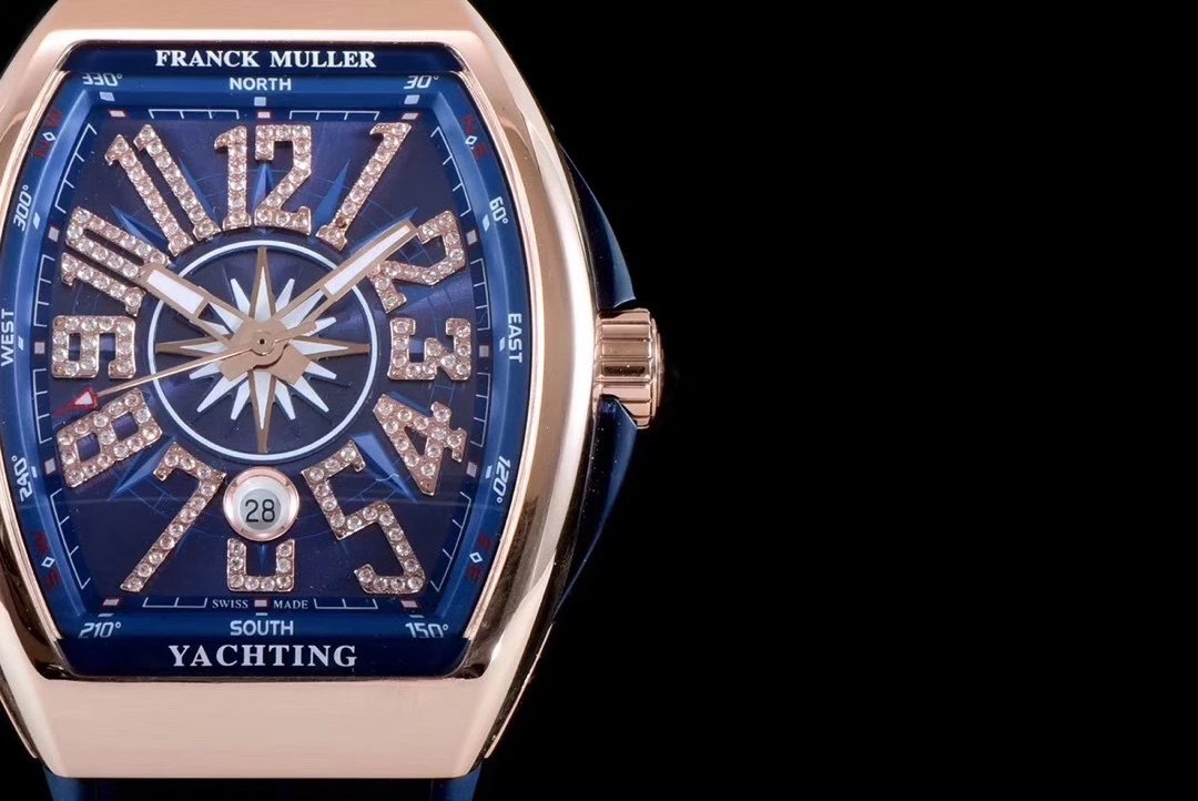 Breitling Chronomat Yachting Blue Dial Rose Gold Diamond-Set Watch Watches - 19