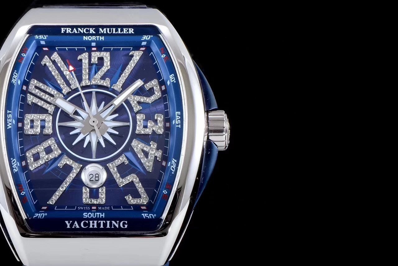Breitling Chronomat Yachting Blue Dial Rose Gold Diamond-Set Watch Watches - 10