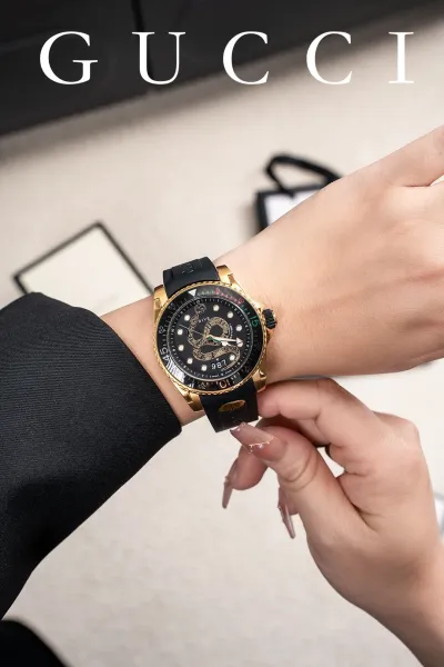 Gucci Dive Snake White Gold Watch Watches - 21
