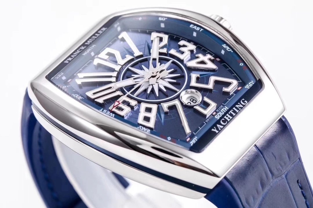 Breitling Chronomat Yachting Blue Dial Rose Gold Diamond-Set Watch Watches - 7