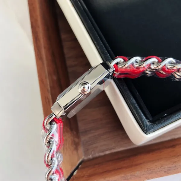 Chanel Première Édition Originale Gray Dial Silver-Tone Chain Watch Watches - 34