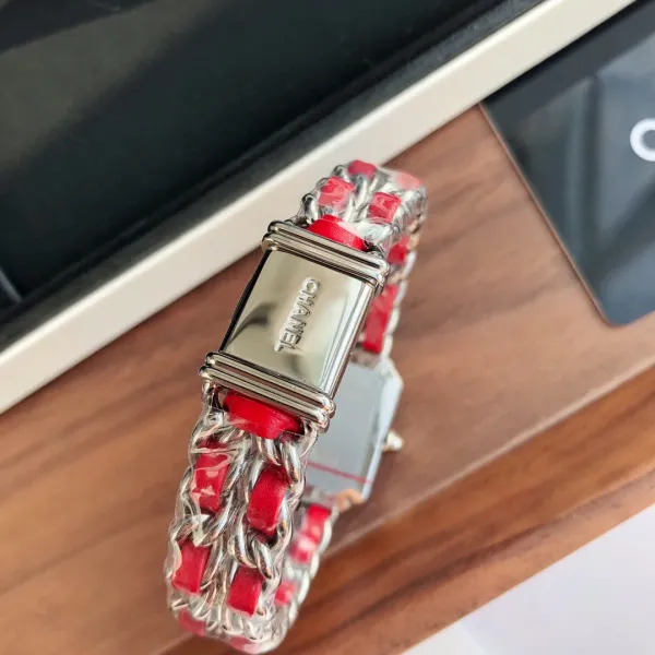 Chanel Première Édition Originale Gray Dial Silver-Tone Chain Watch Watches - 36