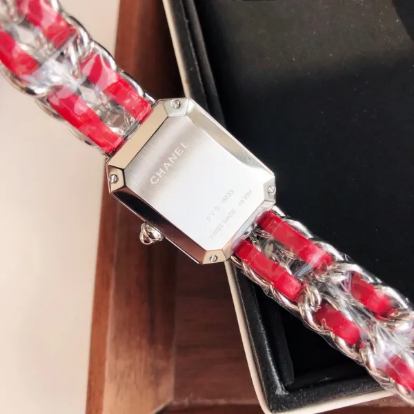 Chanel Première Édition Originale Gray Dial Silver-Tone Chain Watch Watches - 35