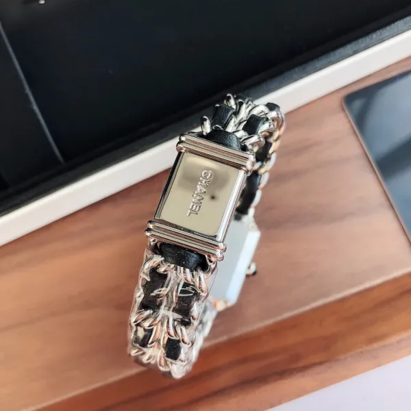 Chanel Première Édition Originale Gray Dial Silver-Tone Chain Watch Watches - 18