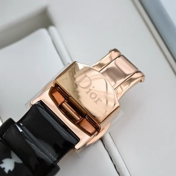 Dior La D de Dior Starry Blue Dial Rose Gold Watch Watches - 12