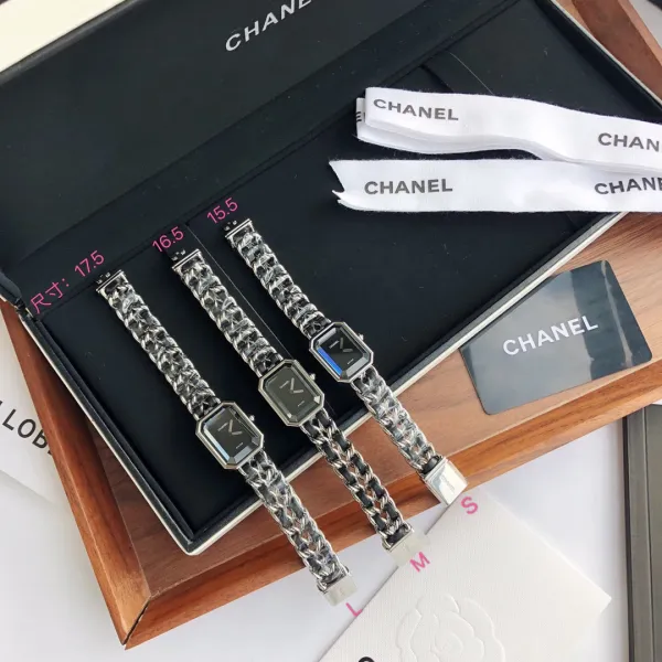 Chanel Première Édition Originale Gray Dial Silver-Tone Chain Watch Watches - 19