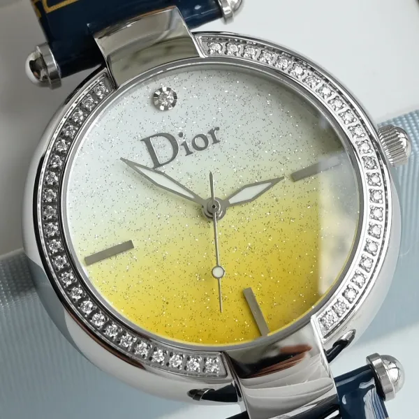 Dior La D de Dior Starry Blue Dial Rose Gold Watch Watches - 34