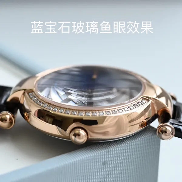 Dior La D de Dior Starry Blue Dial Rose Gold Watch Watches - 9