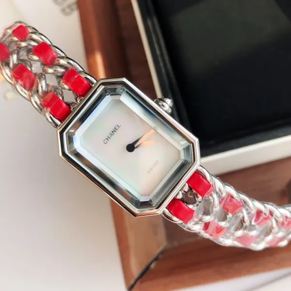 Chanel Première Édition Originale Gray Dial Silver-Tone Chain Watch Watches - 33